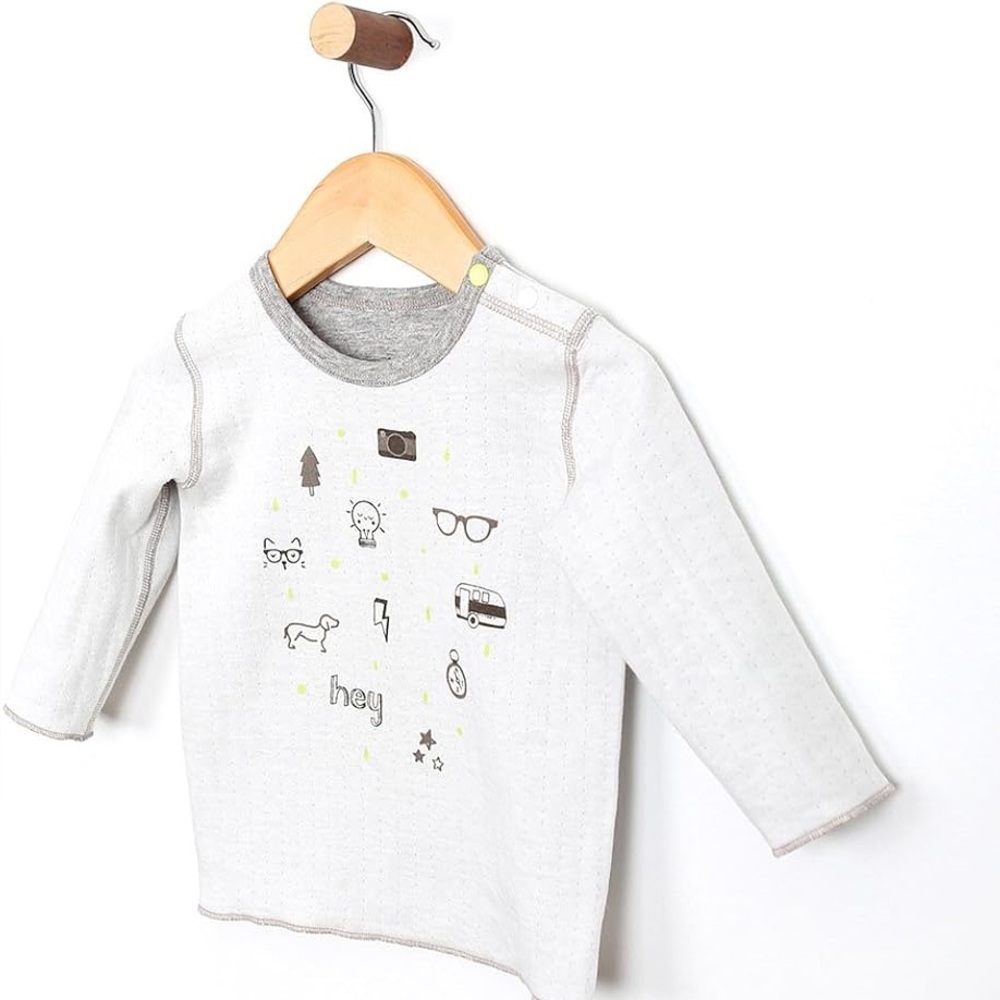 130 NWT Robeez Baby Boy‎ Reversible Long Sleeve T Shirt - Size: 9-12 Months